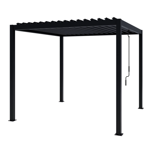 Pergola ogrodowa tarasowa aluminiowa NORDVIC Skyline 3 x 3 m Antracyt + Montaż w cenie